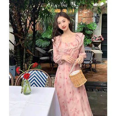 Mùa hè 2019 phiên bản Hàn Quốc mới của những chiếc váy vest không tay thon thả dài, đoạn dài bằng vải cotton hoa lụa nữ - Sản phẩm HOT quần áo nữ mùa hè đẹp
