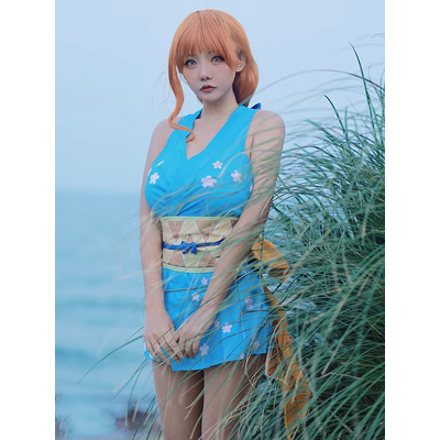 sexy cosplay yamato One Piece Wano Quốc Chương cos Nami kimono đồ ngủ thành viên Mũ Rơm trang phục hóa trang nữ Nhật Bản Yukata one piece cosplay uta