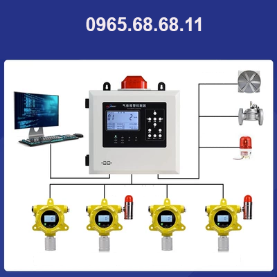 Đã sửa lỗi báo động rò rỉ khí ozone công nghiệp máy dò nồng độ formaldehyde chống cháy nổ cảm biến phát hiện rò rỉ máy dò khí sf6