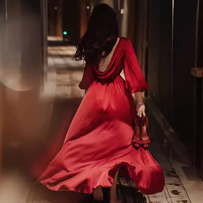 Thứ hai 39.9 nhân dân tệ dệt kim váy mỏng mỏng mùa thu và mùa đông mô hình chân váy hoa nhí vintage hàn quốc