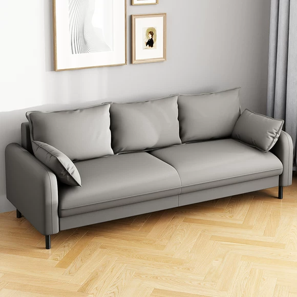 đồ nội thất phòng khách hiện đại trầu Trung Quốc nut đoạn ba của Ash sofa gỗ ghế sofa sofa toàn Walnut - Ghế sô pha