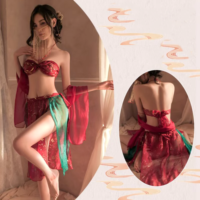 Xu hướng quốc gia cổ phong cách đồ ngủ Đôn Hoàng Flying Girl cosplay đồng phục sexy Hanfu trang phục biểu diễn múa kỳ lạ