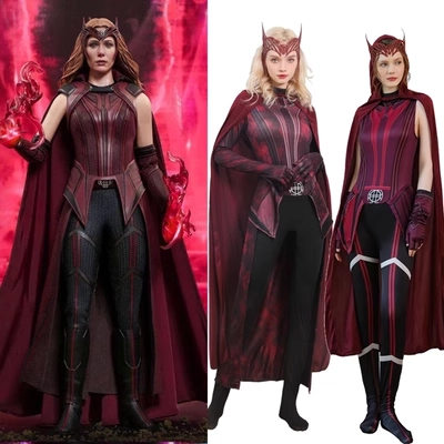 Avengers Scarlet Witch cosplay Siêu anh hùng Marvel Người Sắt Đội trưởng Mỹ Thor trang phục hóa trang Halloween