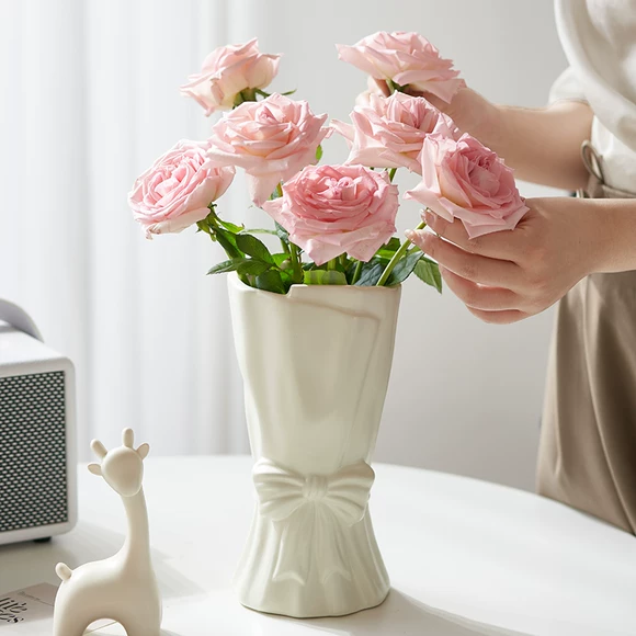 Cây thủy canh xanh cây thủy tinh bình nước văn hóa gốm hoa chậu hoa container phòng khách trong nhà Zen đồ trang trí - Vase / Bồn hoa & Kệ