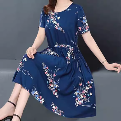Hàn Quốc mua học sinh trung học 2019 hè mới Phụ nữ Hàn Quốc size lớn là áo thun lưới mỏng - Sản phẩm HOT váy nhung cao cấp