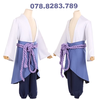 Naruto Shippuden NARUTO chính hãng Sasuke COS phù hợp với cosplay thế hệ thứ ba quần áo bộ hoàn chỉnh dành cho nam giới