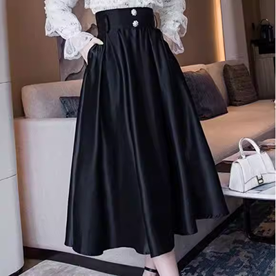 Áo hai dây của phụ nữ Nhật Bản ngọt ngào kiểu dáng buông thả retro nữ + áo choàng choàng cape - Váy eo cao váy khoét eo