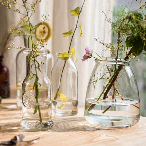 Bình lớn khô bình gốm thiết bị sáng tạo lớn nhỏ hoa khô nhà lớn bàn trang trí nhỏ rõ ràng - Vase / Bồn hoa & Kệ thùng trồng cây