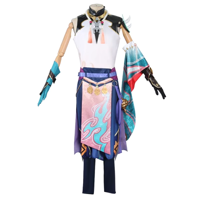 genshin impact cosplay yae miko Ban Đầu Thần Mandrill Cos Phù Hợp Với Bảo Vệ Yaksha Tướng Trọn Bộ Nam Quốc Gia Phong Cách Quần Áo Cospaly Game Anime Trang Phục nam cosplay mona genshin impact