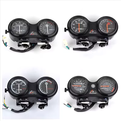 Yamaha xe máy ban đầu JYM Tianjian mét YBR Tianzhu 125 cụ lắp ráp meter mã bảng Châu Âu 1 quốc gia 2 mặt đồng hồ xe dream