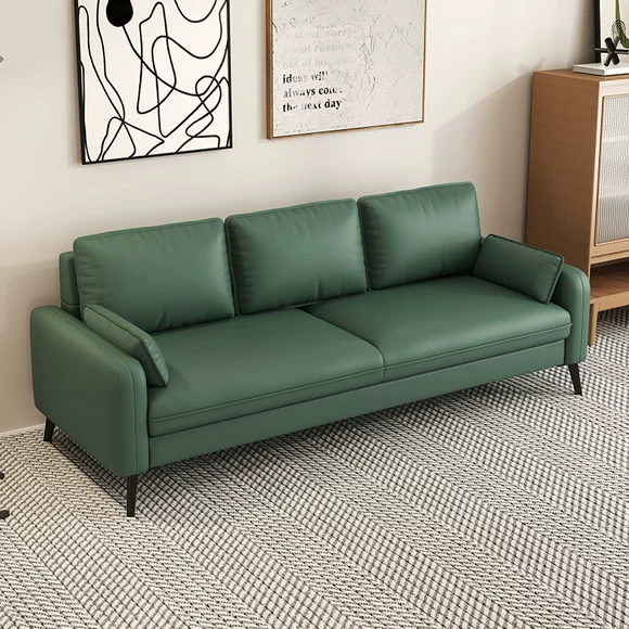 Ben Adams da bò Bắc Âu sofa da nhỏ gọn căn hộ nhỏ phòng khách hiện đại kết hợp góc 8713 - Ghế sô pha ghế sofa nhỏ gọn giá rẻ