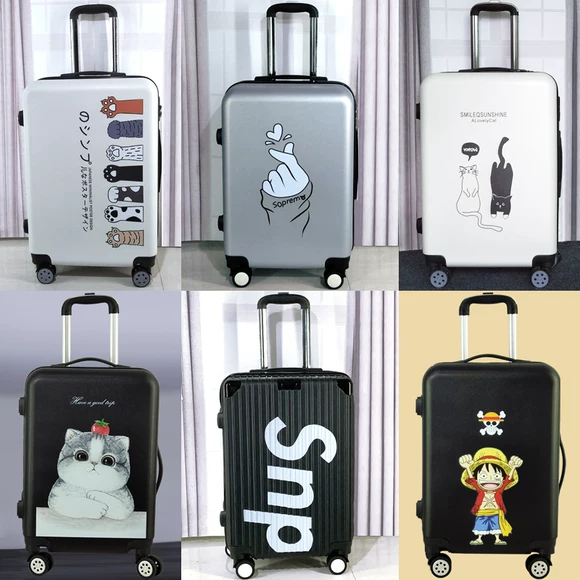 Xe đẩy vali du lịch túi xách tay túi hành lý lưu trữ đa chức năng xách tay nam nữ gấp túi - Vali du lịch vali du lịch lock&lock