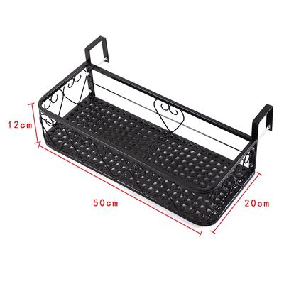 kệ tường Ban công giá hoa giá để đồ treo lan can lan can củ cải xanh mọng nước chậu hoa giá treo bệ cửa sổ sắt giá hoa trong nhà kệ mini