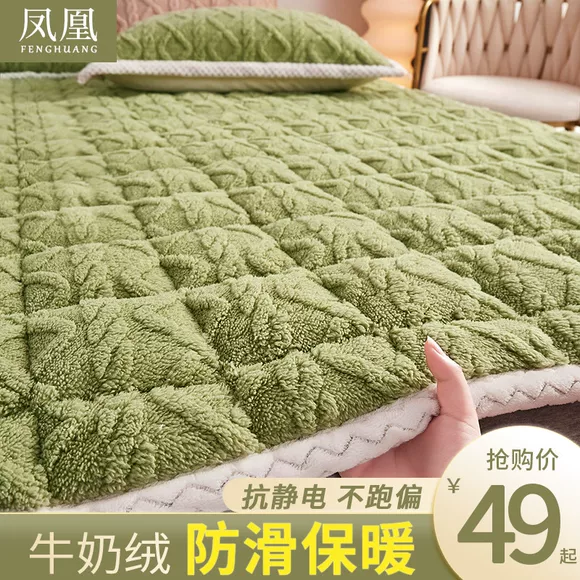 Mùa đông flannel dày nệm tatami nệm pad là ký túc xá sinh viên đơn hoặc kép 1,5 m 1,8 m 1,2 con - Nệm giá nệm