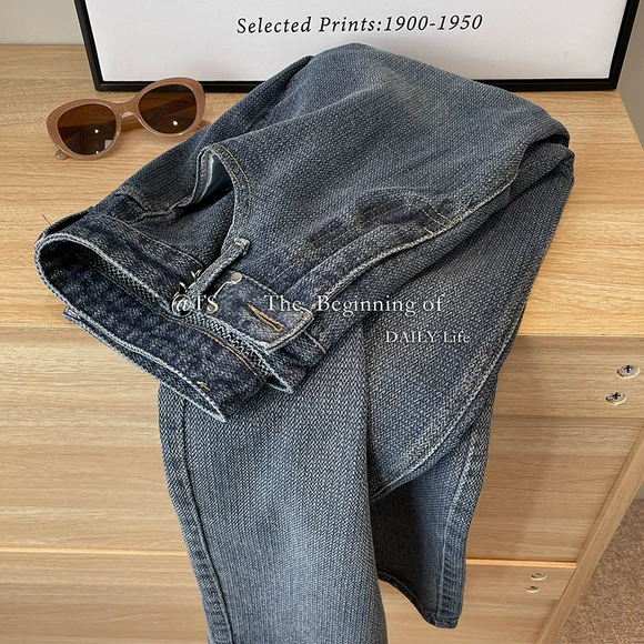 Quần short denim siêu cháy nữ mùa xuân 2019 thời trang mới phiên bản Hàn Quốc không tay cạp cao cạp cao mùa hè - Quần jean thời trang nữ 2021