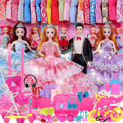 Búp bê Barbie Trung Quốc cổ đại Bốn mùa Trang phục Bộ quần áo cổ tích Bộ hộp quà tặng Trang phục cổ tích Quốc gia Cô gái Đồ chơi - Búp bê / Phụ kiện mua phụ kiện búp bê đẹp