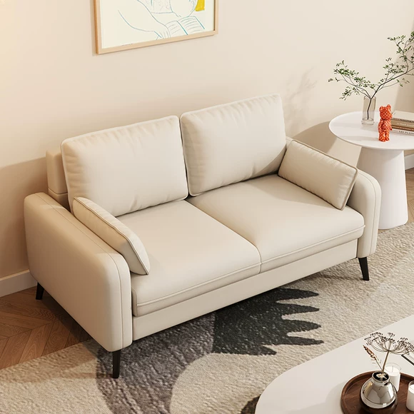 Ben Adams Bắc ou Arts sofa da bò sofa da hiện đại phòng khách nhỏ gọn sẵn sàng trong dày 8002 - Ghế sô pha ghế sofa thông minh