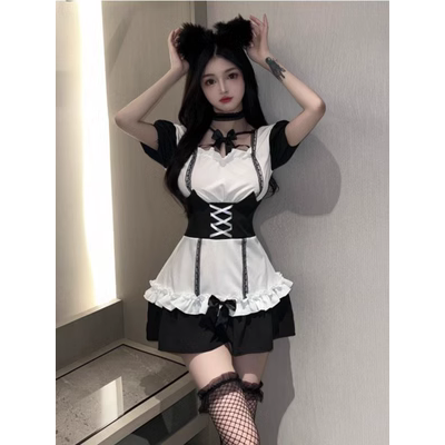 Gợi cảm giúp việc đồng phục phù hợp với tinh khiết ham muốn cosplay Nhật Bản dễ thương lolita loli công chúa trang phục