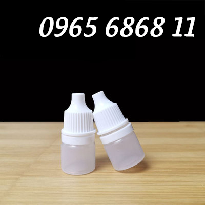 Chai nhựa nhỏ 2ml chuyên dụng đựng thuốc nhỏ mắt dung dịch lọ nhựa nắp kín