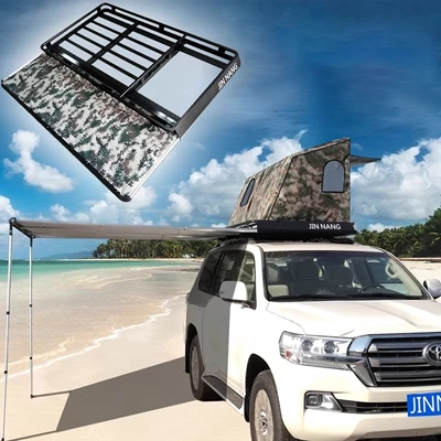 Prado / Land Cruise / Tour / Pajero ẩn lều giá / bộ dụng cụ hộp hành lý bên xe thanh ngang giá nóc