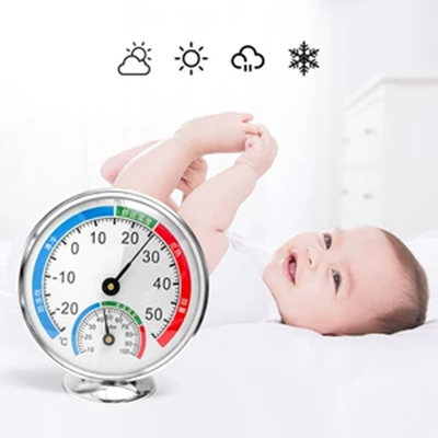 Nhiệt kế trong nhà, máy đo nhiệt độ và độ ẩm chính xác và nhiệt độ phòng khô và ướt, nhà kính điện tử phòng trẻ em có độ chính xác cao