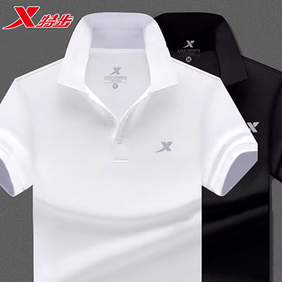 Áo sơ mi nam Jeep Polo Polo nam ngắn tay mùa hè nam Lapel Tops Cha trung niên kinh doanh áo thun cotton giản dị nam - Polo áo polo nam hàng hiệu