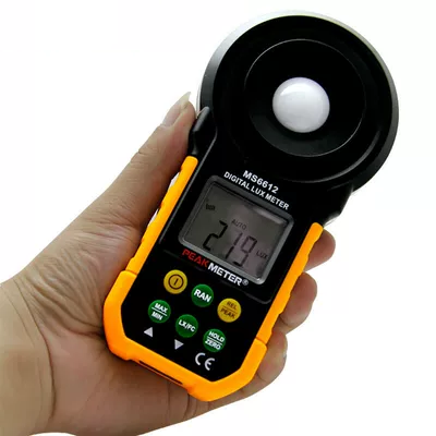 máy đo độ lux Huayi PM6612L Mini Tự Động Hướng Dẫn Sử Dụng Kỹ Thuật Số Máy Đo Ánh Sáng Màu Đèn LED Độ Sáng Máy Quang Kế đo lux