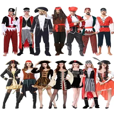 Trang phục Halloween Cướp Biển vùng Caribe trang phục hóa trang quần áo phụ nữ mặc người lớn vai trò chơi nam người lớn halloween 2015