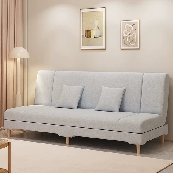 Đồ nội thất Hiện Đại Đơn Giản Đa Chức Năng Vải Sofa Giường Phòng Khách Châu Âu Sofa Vải Kết Hợp sofa băng