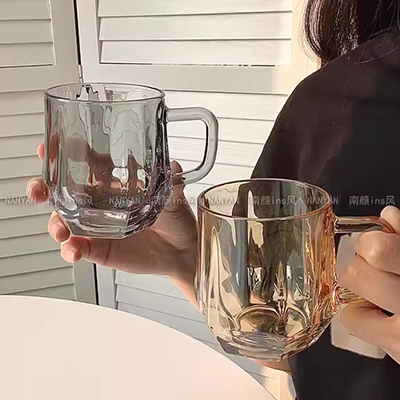 Kỳ Lân gốm dễ thương có nắp Hàn Quốc Phim hoạt hình Mug Văn phòng Cup Cặp đôi quà tặng nữ - Tách cốc giữ nhiệt starbucks