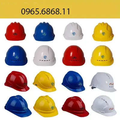 Mũ bảo hộ công trường độ cứng tiêu chuẩn tùy chỉnh in logo thoáng khí bằng thép thủy tinh
