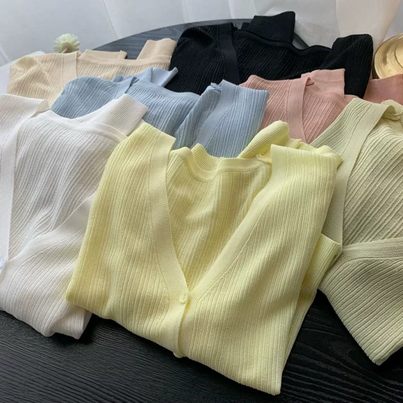 Áo len nữ 2019 mới thời trang lưới đỏ họa tiết da báo lỏng lẻo bên ngoài mặc áo cardigan dài dễ thương kiểu Nhật đơn ngực - Đan Cardigan áo cổ lọ