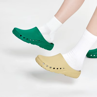 dép phòng lab Giày công sở Annuo Giày phẫu thuật EVA giày bảo hộ y tế dành cho nam và nữ chống nước chống axit và kiềm chống trượt phòng thí nghiệm dép phòng sạch