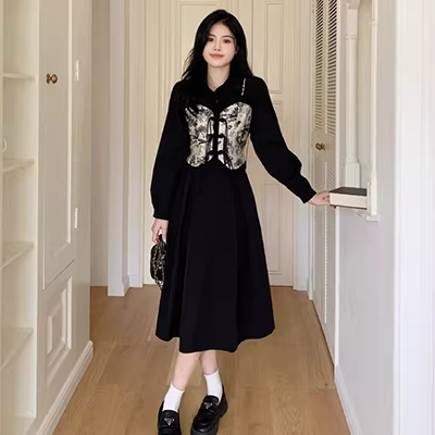 Mùa đông mới của phụ nữ Hàn Quốc phiên bản của vành đai màu rắn đàn hồi eo là gói mỏng hip tóc váy váy dài váy JY chân váy đen ngắn