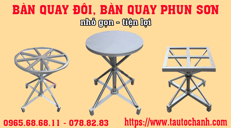 Một số loại bàn xoay, bàn quay bàn phun sơn 360' được ưa chuộng nhât trên thị trường