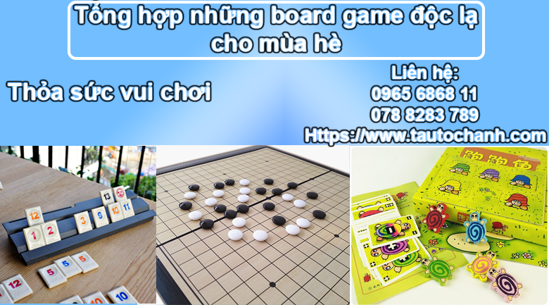 Tổng hợp những board game độc lạ cho ngày hè thú vi·