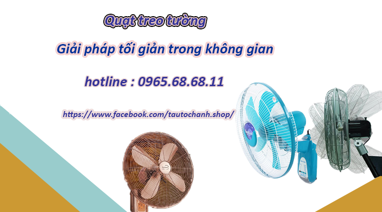 Quạt treo tường - sự tối giản trong không gian