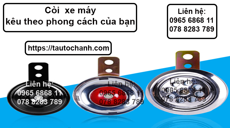 Tổng hợp những loại còi xe máy độc lạ