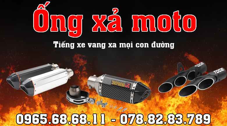 Top 3 loại ống xả mô tô phổ biến nhất hiện nay