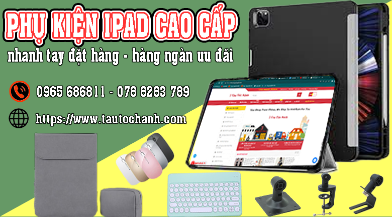 Tổng quan 1 số phụ kiện ipad phổ biến hiện nay