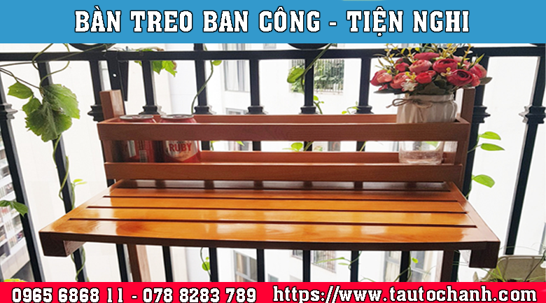 Review 1 số loại bàn gấp, bàn treo ban công được ưa chuộng nhất hiện nay